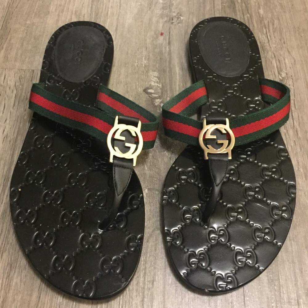 Authentic Gucci ‘GG’ Thong Sandal (Flip flop)